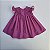 VESTIDO CASINHA DE ABELHA PINK COM RENDAS BRANCAS BORDADOS BRANCO - Imagem 2