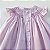 VESTIDO CASINHA DE ABELHA ROSA BEBE COM BORDADOS AZUL - Imagem 7
