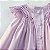 VESTIDO CASINHA DE ABELHA ROSA BEBE COM BORDADOS AZUL - Imagem 6