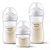 Kit 3un Mamadeira Anticólica Avent Philips Pétala 125/260/330ml Transparente - Imagem 2