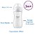 Kit 3un Mamadeira Anticólica Avent Philips Pétala 125/260/330ml Transparente - Imagem 5