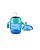Copo Azul Transição Bico Silicone Menino Com Alça 6m+ Avent 200ml - Imagem 2