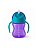 Copo Treinamento C/Canudo Curvado Dino Azul/Roxo Avent 200ml - Imagem 1