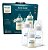 Kit 3un Mamadeiras Anticólica Avent Clássica 125ml/260ml/330ml Transparente - Imagem 1