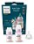 Kit Mamadeira Anticóllica Clássica 125ml + 260ml + Bico 4 Rosa Avent - Imagem 1