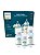 Kit 3 Mamadeiras Anticólica Avent Bebê Infantil Classica 125/260/330 Ml Azul - Imagem 1