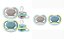 Kit 2un Chupeta Ultra Air 18m+ Menino Philips Avent Azul - Imagem 2