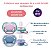 Kit 2un Chupeta Ultra Air 6-18m Philips Avent Azul e Rosa - Imagem 3