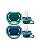 Kit 2Un Chupeta Ultra Air 6-18 Menino Philips Avent Azul - Imagem 1