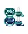 Kit 2un Chupeta Ultra Air 18m+ Menino Philips Avent Verde - Imagem 1