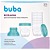 Kit 6 Potes Para Armazenar Leite Materno Buba 180ml 0%Bpa - Imagem 1