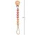 Prendedor de Chupeta Bambu Silicone Infantil Bebê Clip 0%Bpa - Imagem 4
