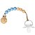 Prendedor de Chupeta Bambu Silicone Infantil Bebê Clip 0%Bpa - Imagem 3