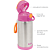 Garrafinha Térmica Infantil Buba Inox Rosa 400ml 3+ Menina - Imagem 4