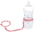 Alça De Silicone Antiqueda Mamadeira Copos Rosa Buba Bebê - Imagem 4