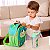Lancheira Buba Infantil Térmica Escolar Magic Dino Com Alça - Imagem 8