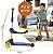 Patinete Blaster Infantil com Assento e Luz de Led KaBaby - Imagem 3