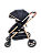 Carrinho de Bebê Passear 3 em 1 Apolo Preto Moisés Europeu - Imagem 7