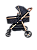 Carrinho de Bebê Passear 3 em 1 Apolo Preto Moisés Europeu - Imagem 8