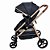 Carrinho de Bebê Passear 3 em 1 Apolo Preto Moisés Europeu - Imagem 6
