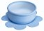 Bowl de Silicone com Ventosa Infantil Bebê Azul Introdução Alimentar - Imagem 2