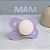 Chupeta Mam 0-6m Original Bico Silicone Simétrico Rosa Bebê - Imagem 4