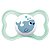 Chupeta Mam Air6m+ Disco Extraventilado Bico Silicone Menino - Imagem 1