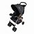 Carrinho Delta Preto Gold Bebê Dobrável Compacto Passeio - Imagem 1