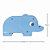 Brinquedo Bate Martelo Elefante em Madeira Buba Cloudy - Imagem 3