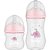 Kit Mamadeiras Buba Rosa 120ml 270ml Elefante Rosa BPA Free - Imagem 1