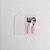 Kit Talher Infantil Rosa Em Aço Inox com Estojo Petit Pia - Imagem 2