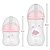 Kit 2 Mamadeiras Buba Easy Flow Nuvem Rosa 120/270ml 0%Bpa - Imagem 2