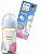 Mamadeira Avent Pétala Ppsu Azul E Rosa 260ml 3m+ Bico N°3 - Imagem 1