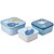 Kit 3 Potinhos Animais Buba Lanchinhos Buba Cloudy Azul - Imagem 5