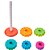 Torre de Empilhar Buba Brinquedo Educativo Coordenação Buba - Imagem 3
