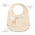 Babador Silicone Com Pega Migalhas Buba Cloudy Girafa 3m+ - Imagem 2
