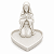 Mini Porta Terço Virgem Maria Decoração Cantinho Oração - Imagem 1