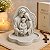 Mini Porta Terço Sagrada Família Decoração Cantinho Oração - Imagem 2