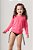 CAMISA TÉRMICA SEGUNDA PELE COM PROTEÇÃO UV50+ INFANTIL ROSA NEON - Imagem 1