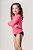 CAMISA TÉRMICA SEGUNDA PELE COM PROTEÇÃO UV50+ INFANTIL ROSA NEON - Imagem 4