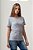 CAMISA DE MALHA FEMININA CINZA MESCLA - Imagem 2