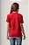 CAMISA DE MALHA FEMININA VERMELHA - Imagem 2
