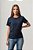 CAMISA DE MALHA FEMININA AZUL MARINHO - Imagem 1