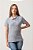CAMISA POLO FEMININA CINZA MESCLA - Imagem 2