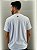 CAMISETA DE MALHA OITO PATAMAR ALGODÃO MASCULINA BRANCA - Imagem 3