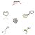 Kit 5 Berloques  Sortidos + 1 Pulseira Life Tradicional + Brinde - Imagem 1