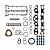 Jogo Junta Motor Superior S/CAB C/ Retentor S10 TRAILBLAZER DURAMAX 2.8 12/... - Imagem 1