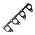 Junta Coletor Escape ACO DUPLO S10 BLAZER GASOLINA/FLEX - Imagem 1
