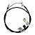 CABO Freio MAO Esquerdo SECUNDARIO HILUX PITBULL 2016/ - 2197MM - Imagem 1