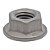 Porca Flange M8x1.25 Cummins Sistema de Refrigeração/Bloqueio 4 Cilindros - Imagem 1